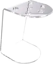 Amagogo Acrylic Holder for Scissors and Combs, 6 Slots Organizer for Hair Salon Tools