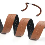 Soft Grip Bar Tape PU Leather Bicycle Handlebar Tape For Vintage Retro Style Set
