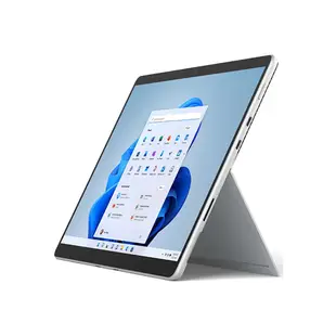 Microsoft 微軟 Surface Pro 8 I7/16G/1TB 白金 13吋 平板筆電(主機+鍵盤)組