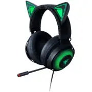 Razer Kraken Over Head Gaming Headset-Specia Kitty Edition, Surround Sound-Black