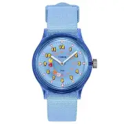[TIMEX] PAC-MAN Camper Watch Light Blue Dial Resin Quartz 36mm 3ATM TW2V94000