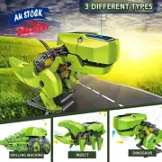 STEM 3 in 1 Assembly Toy DIY Dinosaurs Kids Educational Science Kits Solar Robot