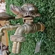 Faucet Vintage Turtle Small Brass Garden Tap Water Spigot Home Decor Outdoor