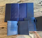 ULYSSE NARDIN 2 Leather Wallets and 1 Leather Notepad Holder L@@K!!