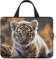 Laptop Case Sleeve Shockproof Computer Carrying Bag Cute Tiger Notebook Case Cover Laptop Bag Water Resistant Computer Cases Tablet Briefcase for Travel Business 12 Inch