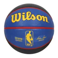 在飛比找ETMall東森購物網優惠-WILSON NBA城市系列-金塊-橡膠籃球 7號籃球-訓練