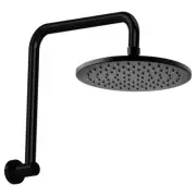 Fienza Hustle Round Gooseneck Shower Arm Set Matte Black 411108B-A SEND OFFER!!