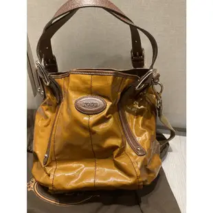 TOD's G-Bag Easy Sacca Grande 橘紅色