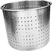 SHERCHPRY Crayfish Boiler Tamale Steamer Pot Seafood Steamer Basket Crawfish Boiler Pot Pasta Dishes Strainer Basket Large Pot Stainless Steel Perforation