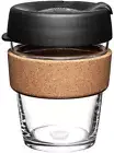 Keepcup Brew Cork | Reusable Tempered Glass Coffee Cup | Travel Mug with Splash