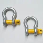 2Pack 2000kg Rated Bow Shackle 13mm 1/2" for Trailer Safety Chain Hayman tow bar
