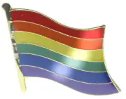 Rainbow LGBT&Q Pride Flag Hat or Lapel Pin RAM6043 F3D32O
