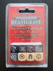 Warhammer Underworlds: Beastgrave - Grashrak's Despoilers Dice Pack - NEW - OoP
