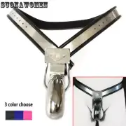Chastity Locked Device Stainless Steel Silicone Male Chastity Devices Cage Cbt