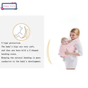 Baby Wrap Carrier Sling Soft Carrier Infant Sling Hands Fre