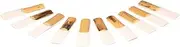 Vaveren 10x Alto Saxophone Reeds Replacement Strength 2.5 Durable Accessory Alto Sax Reeds for Beginner Woodwind Instrument Alto Sax
