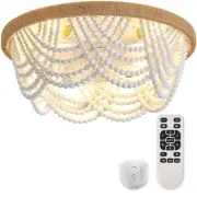 Ceiling Fans with Lights and Remote - Bulbs Included, Caged Fandelier with