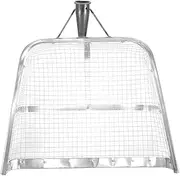 FRCOLOR Iron Garden Shovel Sieve Multi Functional Sifting Tool for Corn Grain Soil and Sturdy Iron Construction for Agricultural Use Lightweight and Compact Design for Easy