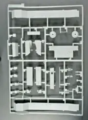 DRAGON 1/35 Scale PzKpfw Tiger VI(P) Bergepanzer Parts Tree A from Kit No. 6869