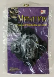Gargoyle Costume Medallion Cord Necklace NEW Paper Magic Group K-Mart Halloween