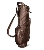 NEW Sun Mountain Leather Cart Bag Brown-Khaki