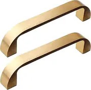 Pull Handle for Kitchen Cabinet Door Drawer 2pcs Door Pull Handle Cabinet Kitchen Cupboard Handles Pull Golden Drawer Suitable for Wardrobes,Drawers,Closet