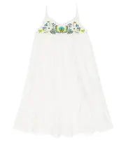 [Bonpoint] Bonpoint Thunder Anya cotton poplin dress Y 8 white