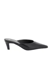 Totême Pointed Toe Mules 37 Black