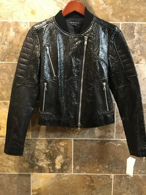 THEORY SHEZI LEATHER JACKET*NEW W/ TAGS*ORIGINALLY COST $1198.00*FREE SHIPPING
