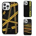 For Samsung A12 A13 A14 A15 A54 A71 5G caution tape wallpaper Anti scratch Cover
