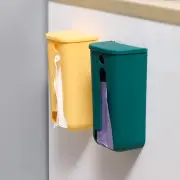Storage Box Bags Easy Access Trash Bag Container Wall Mounted Plastic Rack