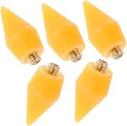 Generic 5pcs Nail Pen Wax Tip Jewelry Tools Nail Decor Rhinestones for Nails Nail Tools for Nail Art Nail Rhinestones Nail Art Picker Pen Rhinestones Picker Tool Zinc Alloy Yellow