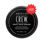 12 x American Crew Heavy Hold Pomade | 85g | AUS SELLER