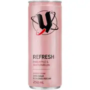 V Energy Refresh Pineapple & Watermelon Zero Sugar Can 250ml