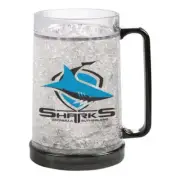 Cronulla Sharks NRL Freeze Beer Stein Frosty Mug Cup Christmas in July Sale