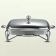 Buffet Server and Heater - Food Radiator for Party Buffet, Stainless Steel Hot Pot Buffet Set, Hot Plate Buffet Set, Food Heater for Catering Events, Server with Lid