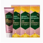 MEDIAN Green Propolis EWG 1450ppm Toothpaste 100g 3EA #Fresh Peach PINK Korea