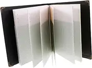 JEWEDECO Book of Multi-functional Ticket Organizer Album for Photos Concert Plane Tickets Keeps Collectibles Safe Organized Memory Storage