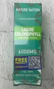 Chlorophyll Liquid Drops 120 Servings All Natural Concentrate Energy Booster