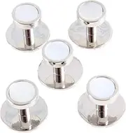 [SIMON CARTER] Mens Mother of Pearl Dress Studs - White