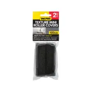 UNi-PRO 100mm Texture Mini Roller Covers - 2 Pack