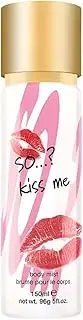 So...? Kiss Me Body Mist for Women 150ml – Fruity & Floral Fragrance Spray with Blackcurrant, Pineapple & Vanilla – Long-Lasting, Cruelty-Free, Vegan