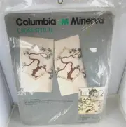 COLUMBIA MINERVA CROSS STITCH KIT ORIENTAL WICKER TOWELS