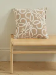 [LOEWE] LOEWE - Anagram Jacquard Cushion - Beige - One size One size Neutrals