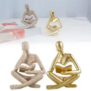 Abstract Thinker Bookend Decorative Abstract Thinker Statue Elegant beykD