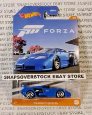 2023 HOT WHEELS BLUE '94 BUGATTI EB110 SS, FORZA SERIES #4/5 W/ FREE SHIP, VHTF