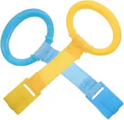 Abaodam Baby Bed Pull Rings Infant Crib Pull Rings 4pcs Toddler Cot Hanging Rings Safe Design