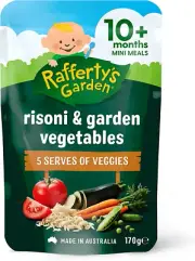 Risoni and Garden Vegetables Lumpy Baby Food 170 G (Case of 6)