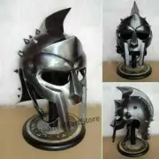 New Christmas Gladiator Maximus Medieval Armor Helmet Knight Spartan Helmet LARP