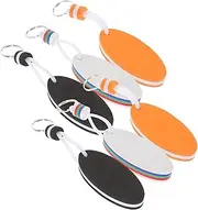 PAMINGONO 6pcs Floating Key Holders Keychains for Surfing Boating Water Sports Durable and Lightweight Key Rings